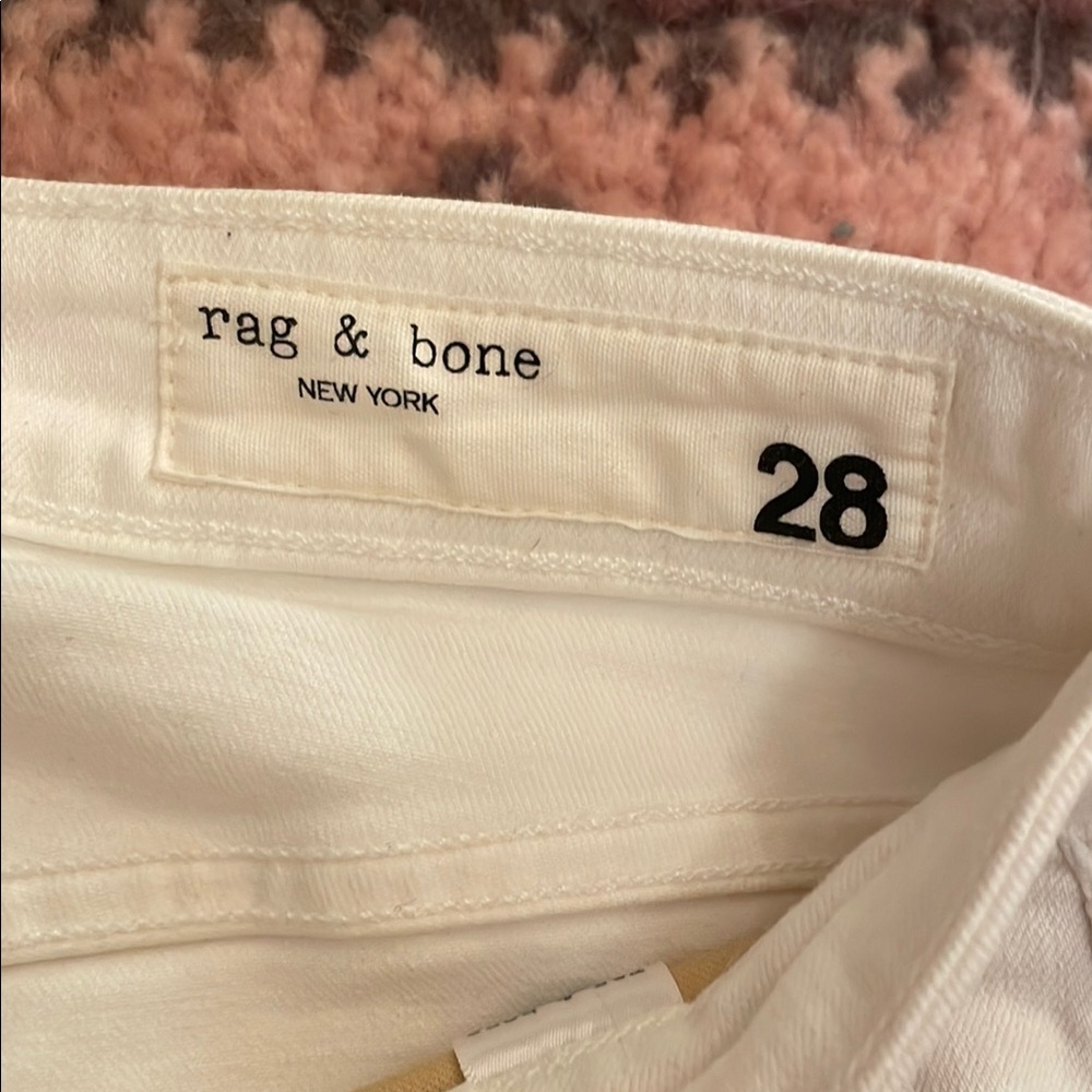 Rag&Bone Women's White Jeans - Picture 2 of 4